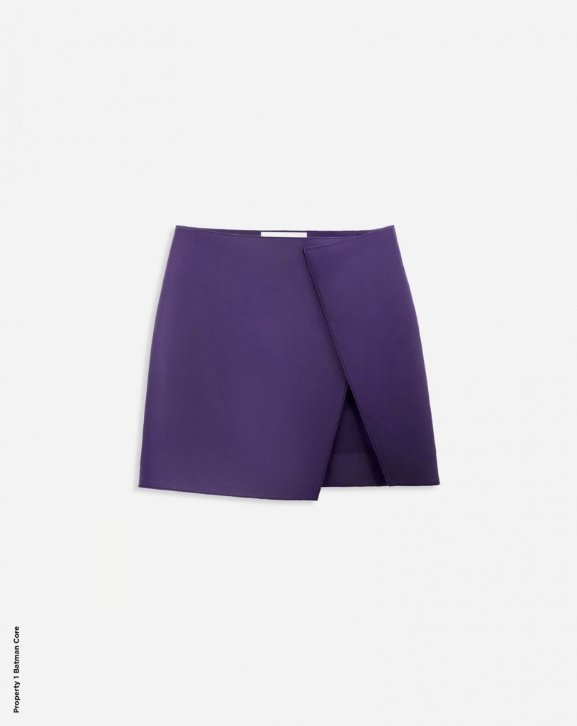 SLIT MINI SKIRT - 1