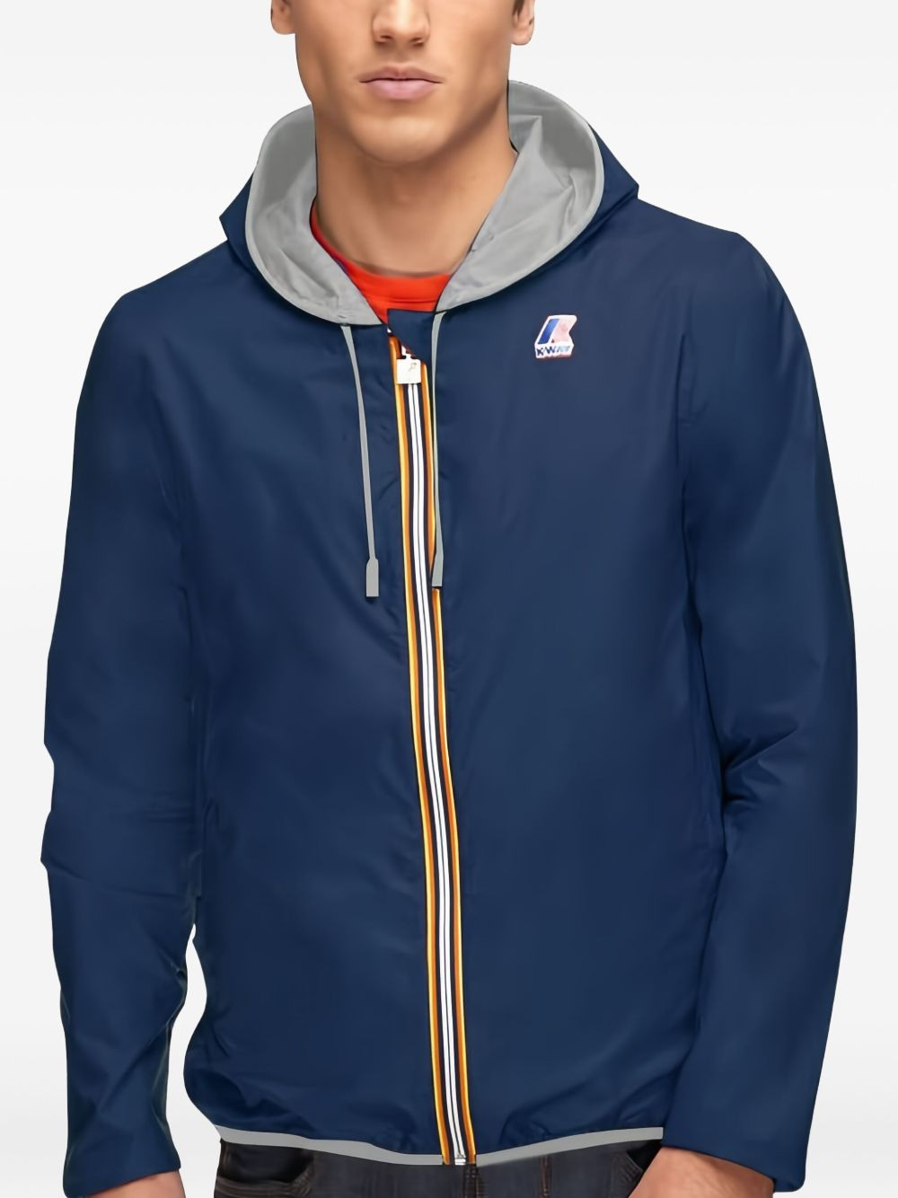 hooded zip-front jacket - 2