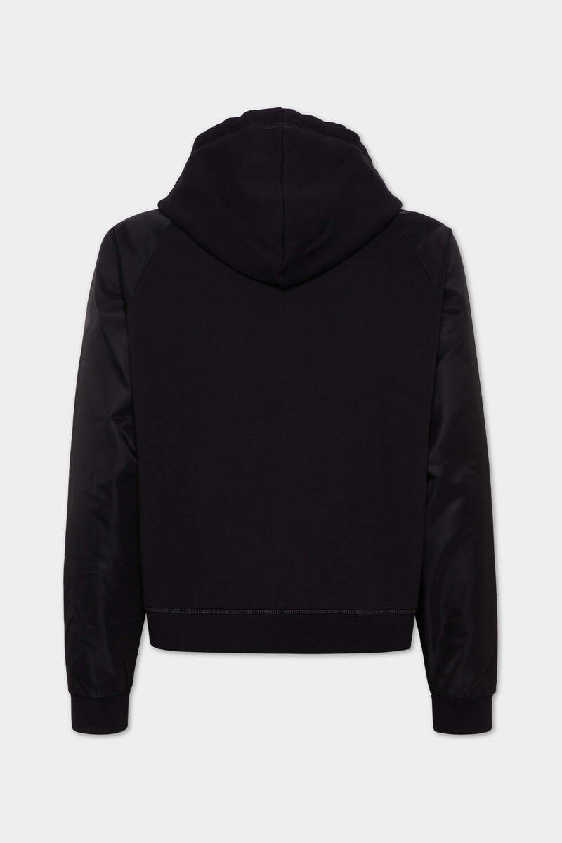 DSQUARED2 CROPPED RELAX FIT UTILITY HOODIE outlook