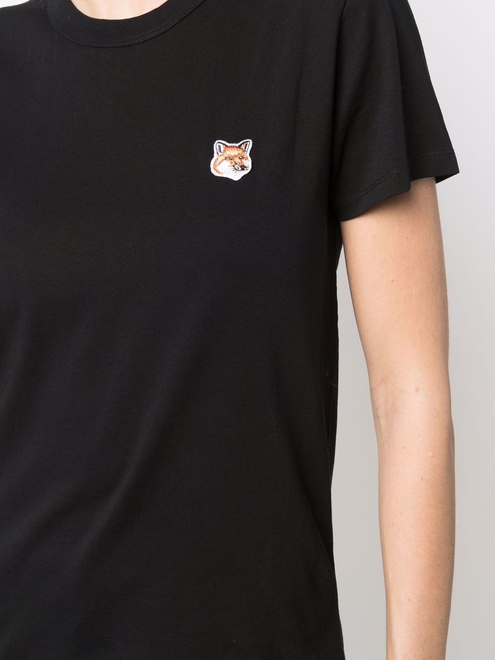 fox motif T-shirt - 5