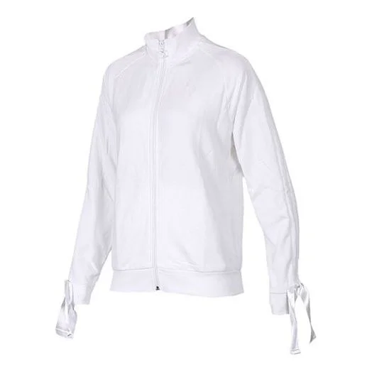 (WMNS) PUMA 커프 스탠드 칼라 캐주얼 자켓 화이트 850234-02 - 1