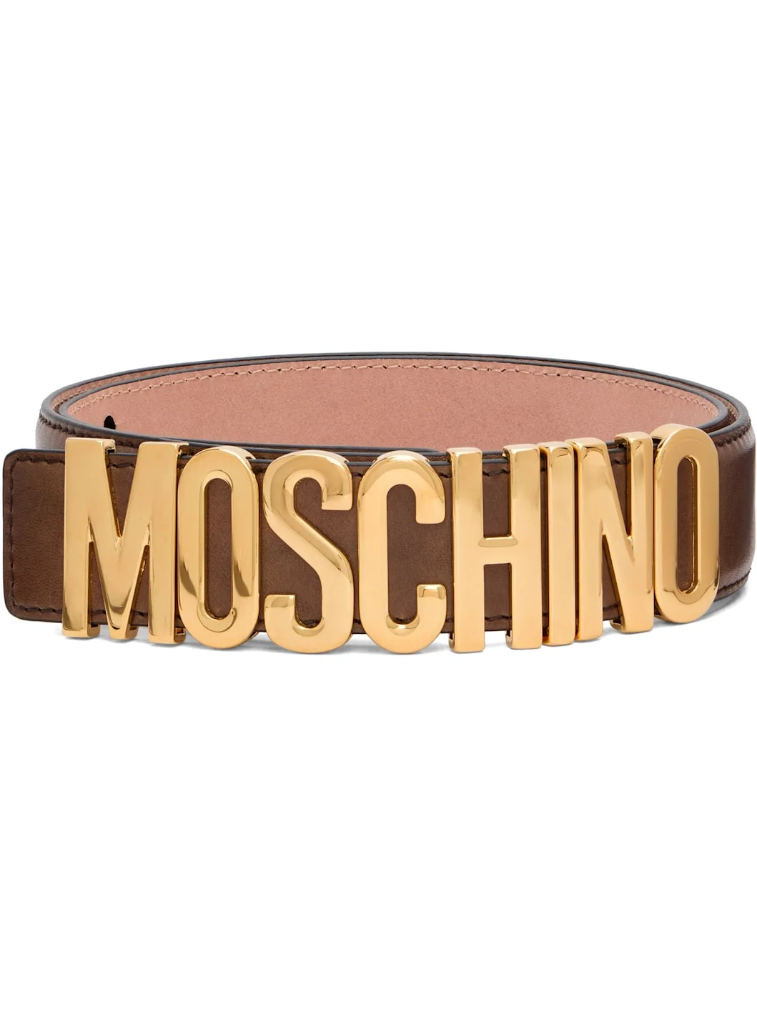 Brown Logo Hardware Belt - 1