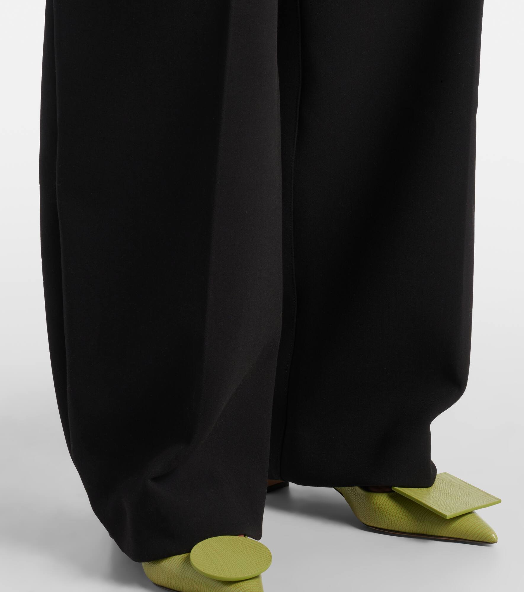 Oval wide-leg pants - 6