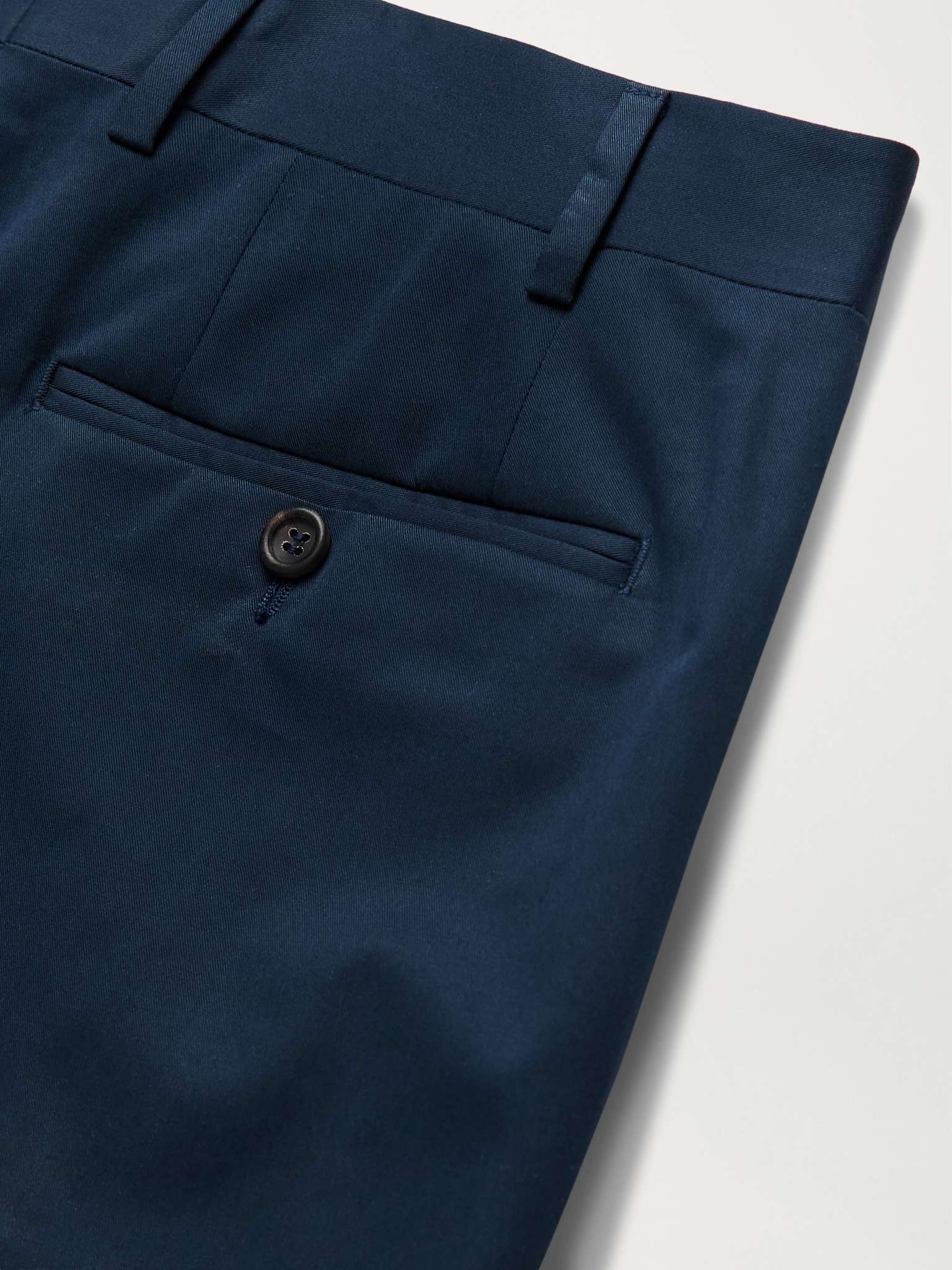 Kei Slim-Fit Tapered Stretch-Cotton Twill Suit Trousers - 5