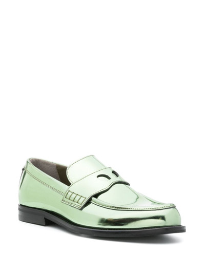 GCDS Wirdo patent-leather loafers outlook