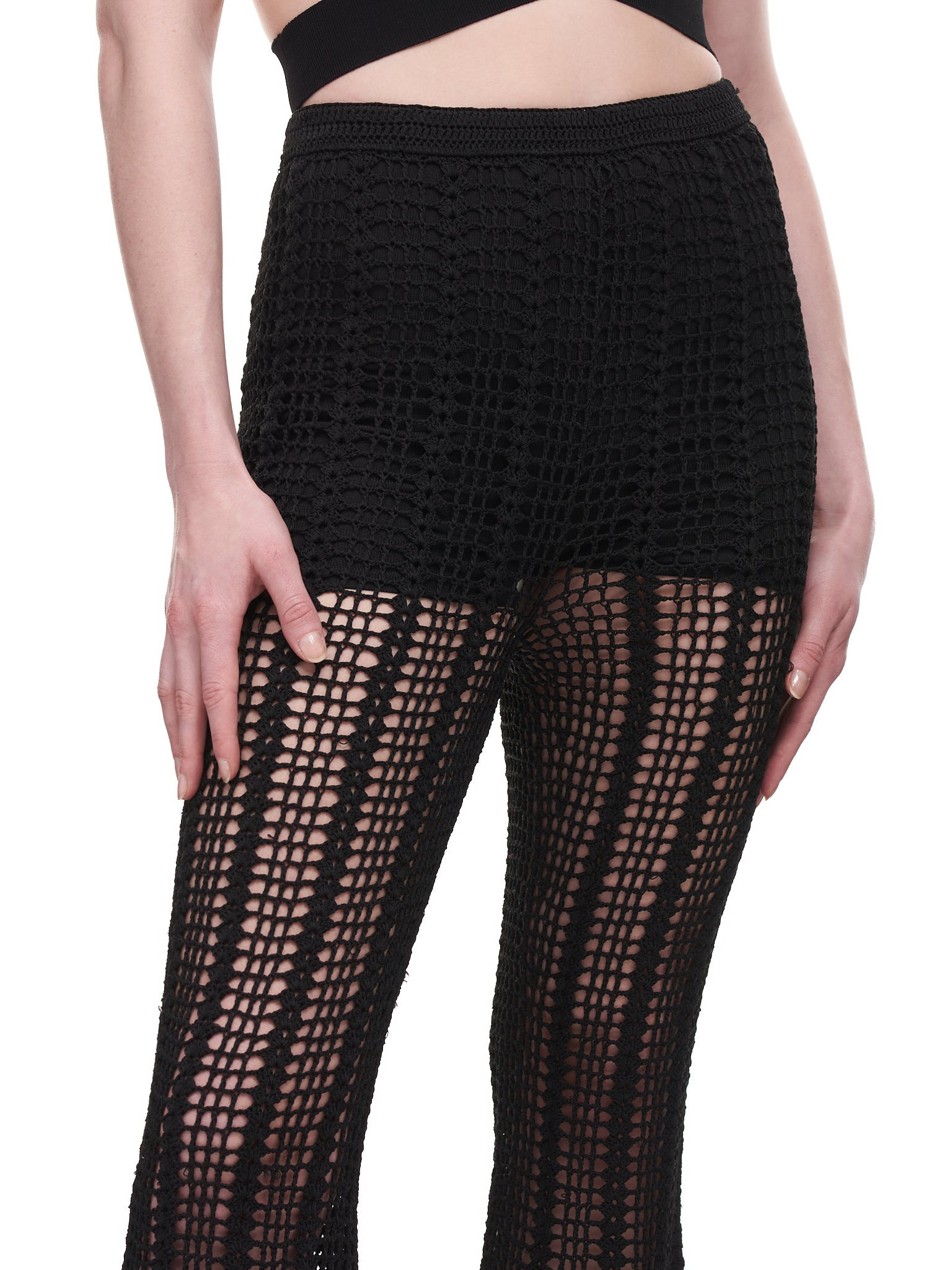 Open Crochet Trousers - 4