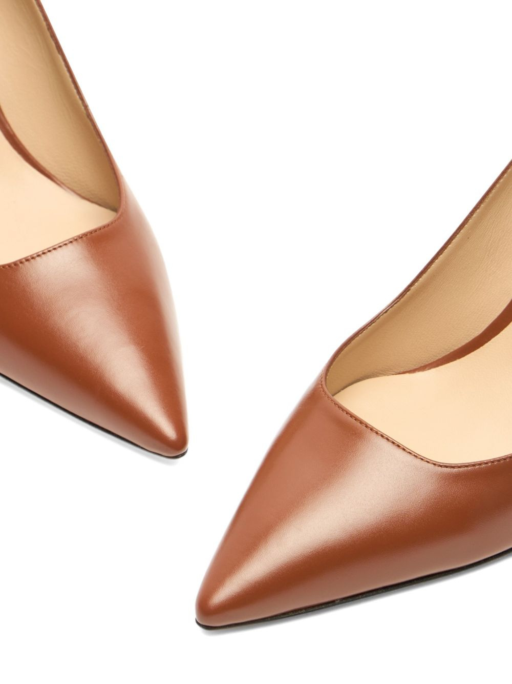 75mm Stuart Power 75 pointed-toe leather pumps - 5