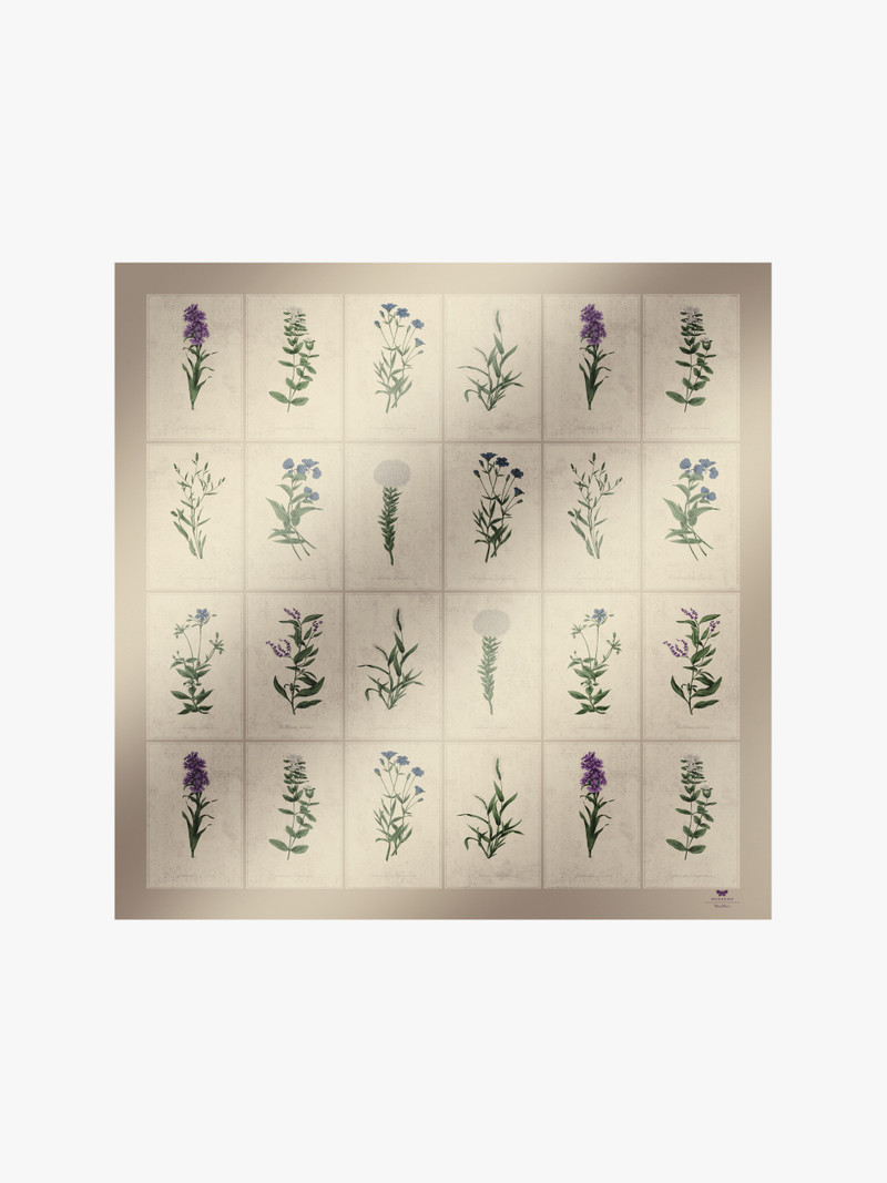 ONESTO Printed silk twill foulard 1