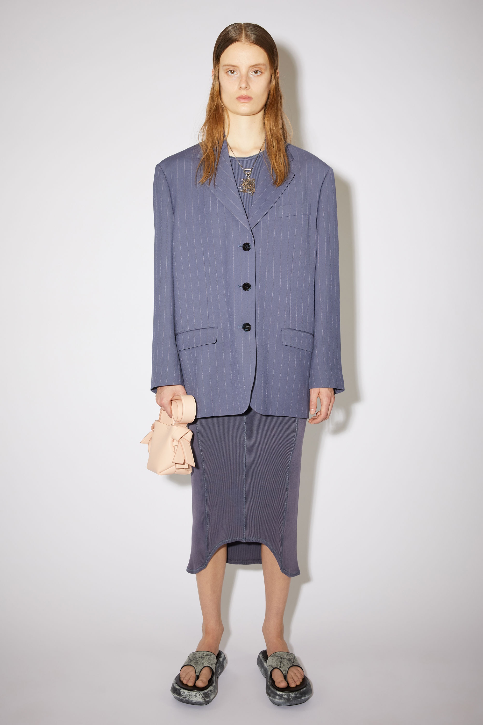 Single-breasted suit jacket - Mid Blue - 2