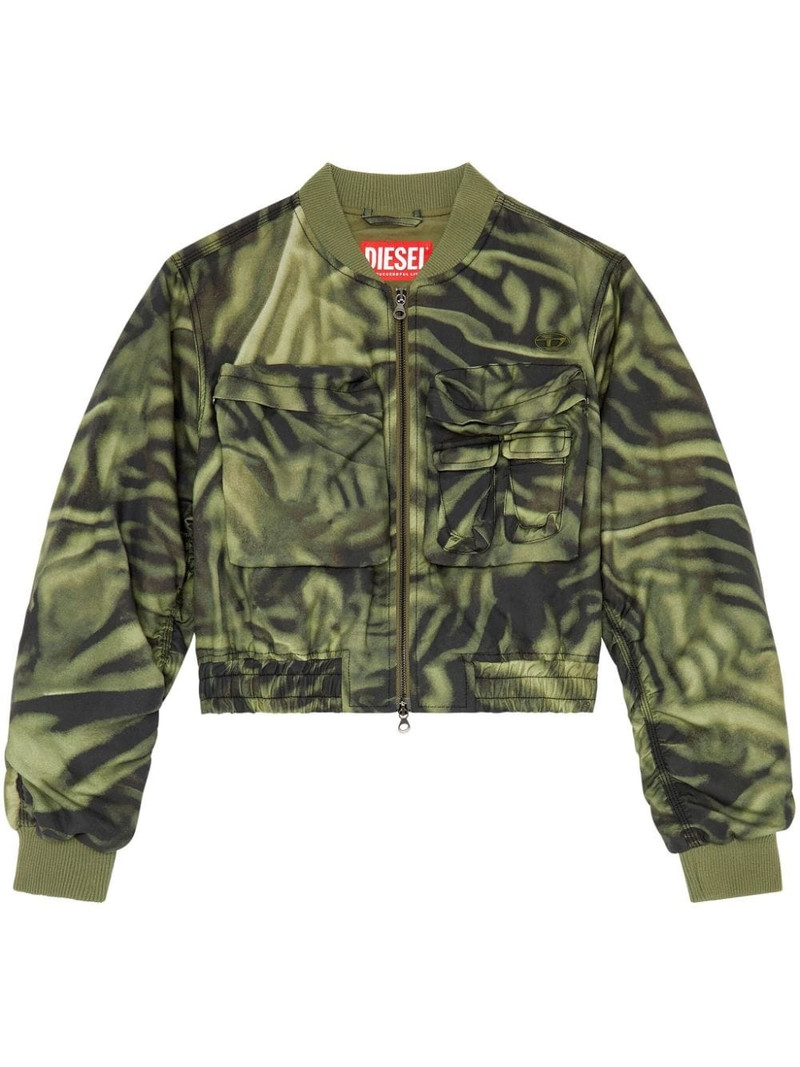Diesel G-Khlow zip-up bomber jacket outlook