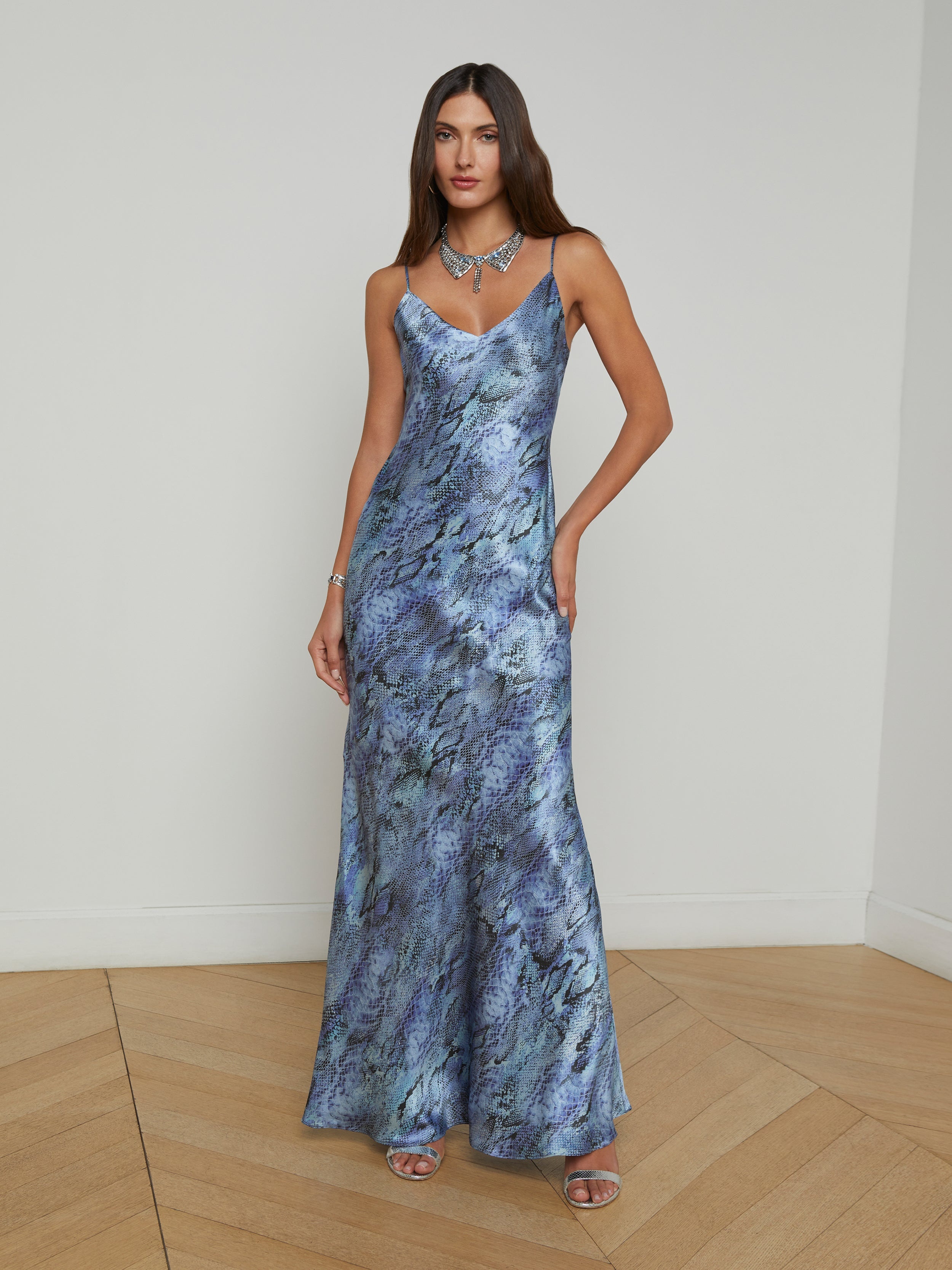 Serita Silk Slip Dress - 2