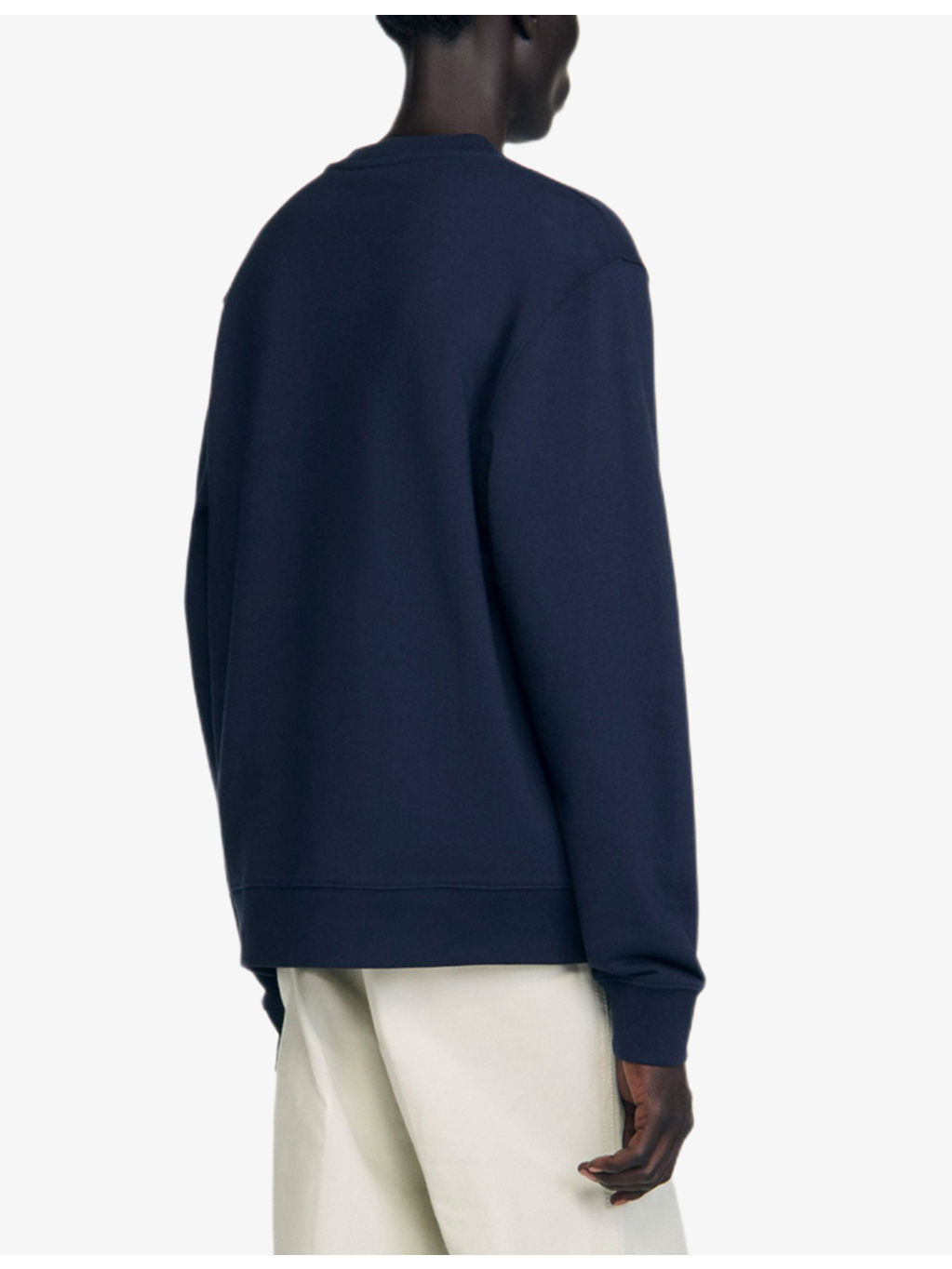 Tonal-logo crewneck cotton-jersey sweatshirt - 4