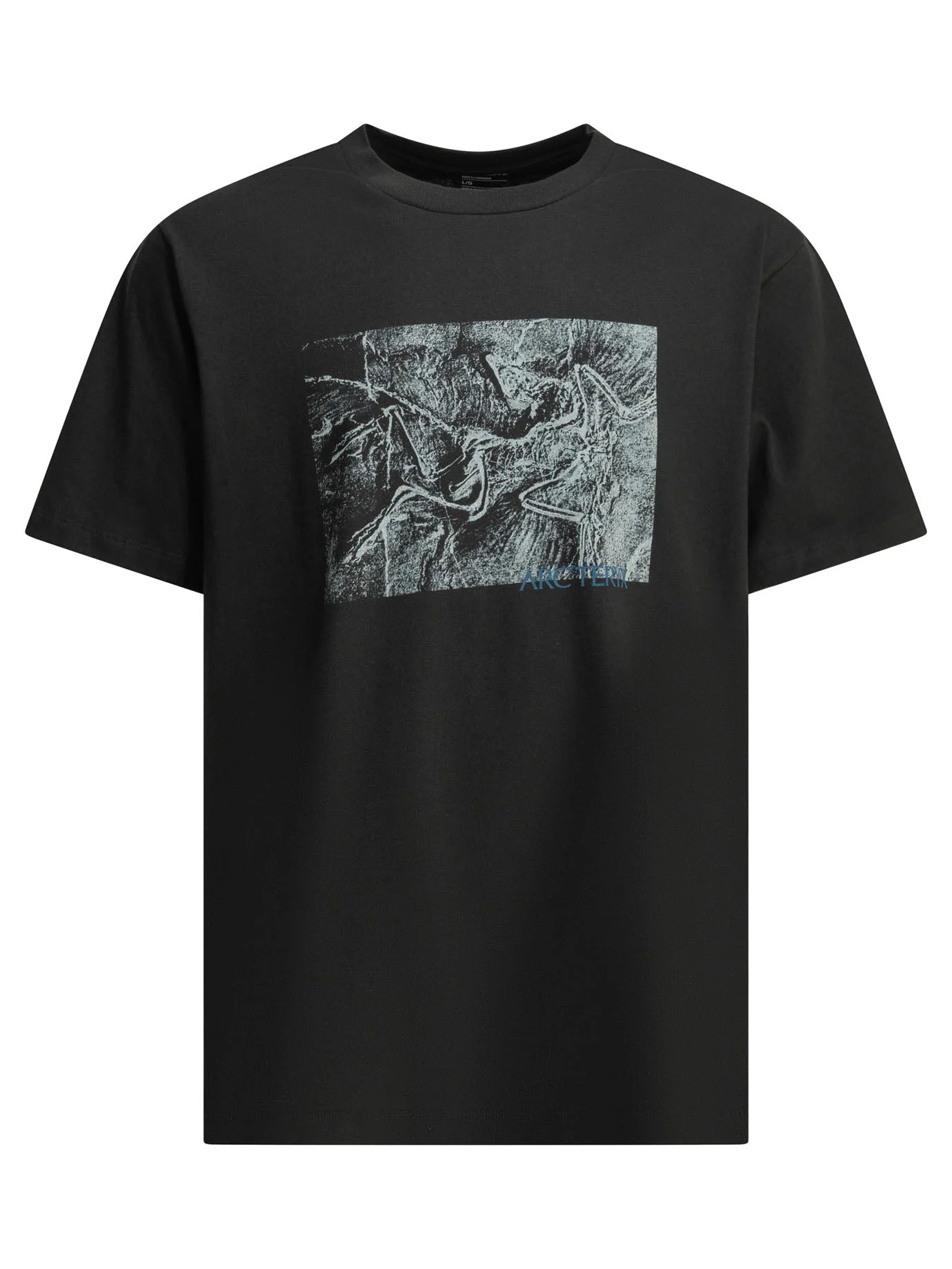 Arc'teryx Kragg Cotton Lithographica Crewneck T-shirt Black - 1