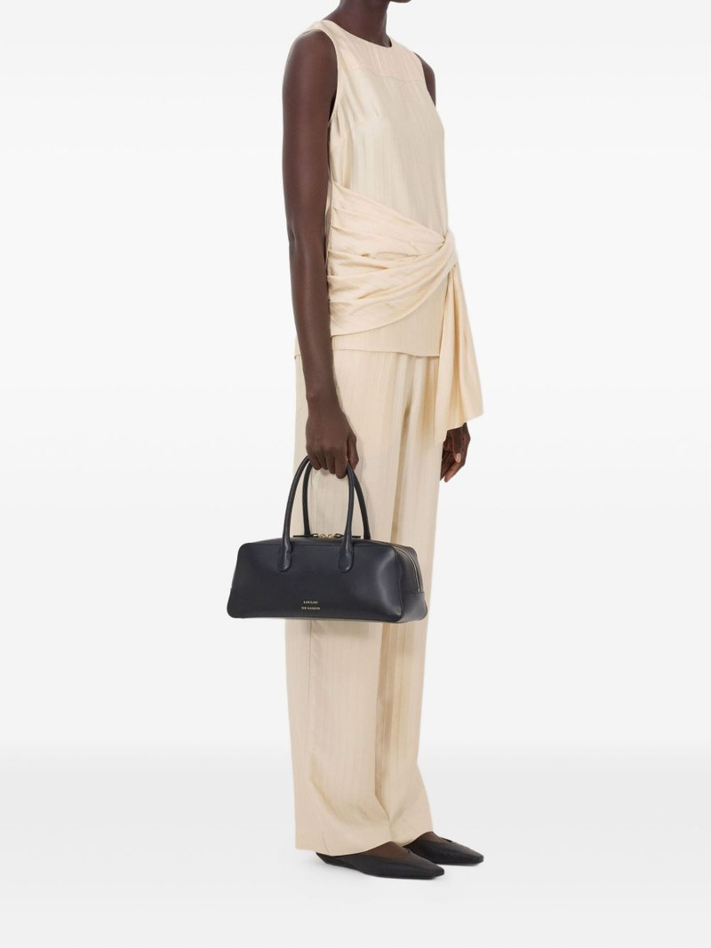 fonda striped draped top 3
