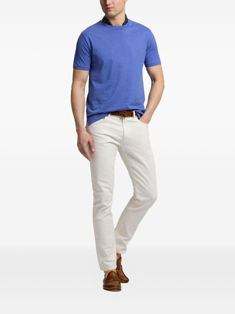Lisle crew-neck short-sleeve T-shirt - 2