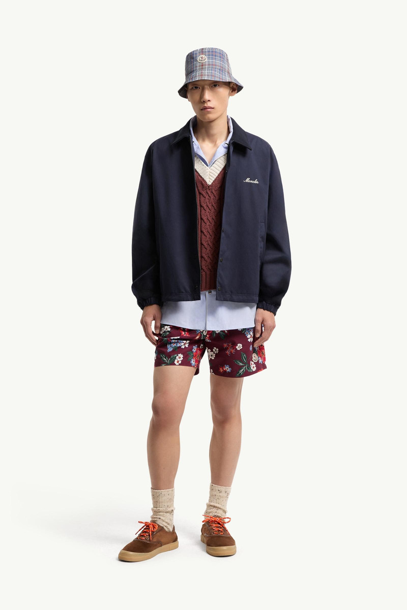 Moncler Floral Print Swim Shorts outlook