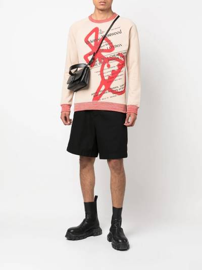 Vivienne Westwood graphic-print long-sleeve sweatshirt outlook