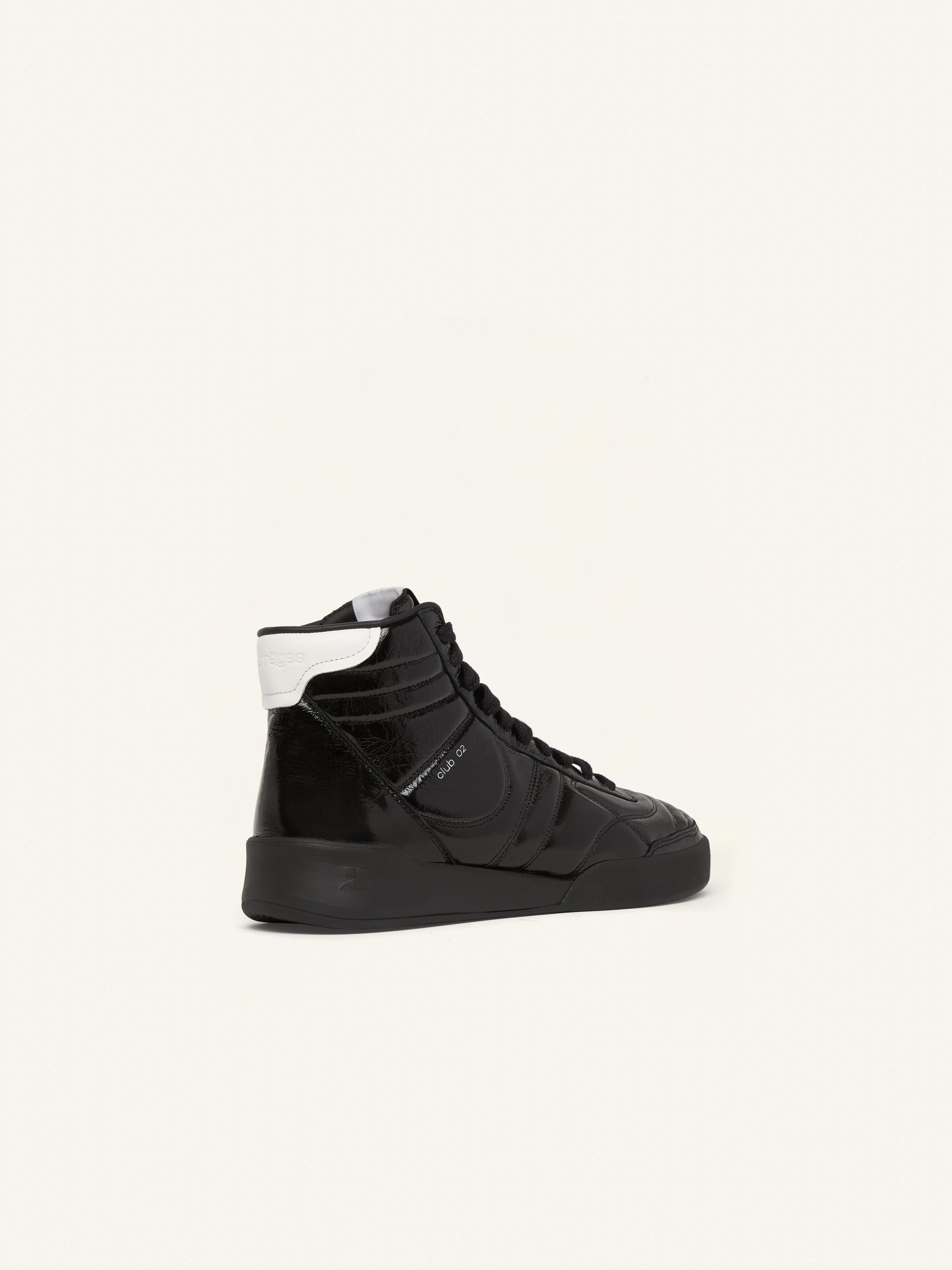 CLUB02 MID NAPLACK LEATHER SNEAKERS - 3