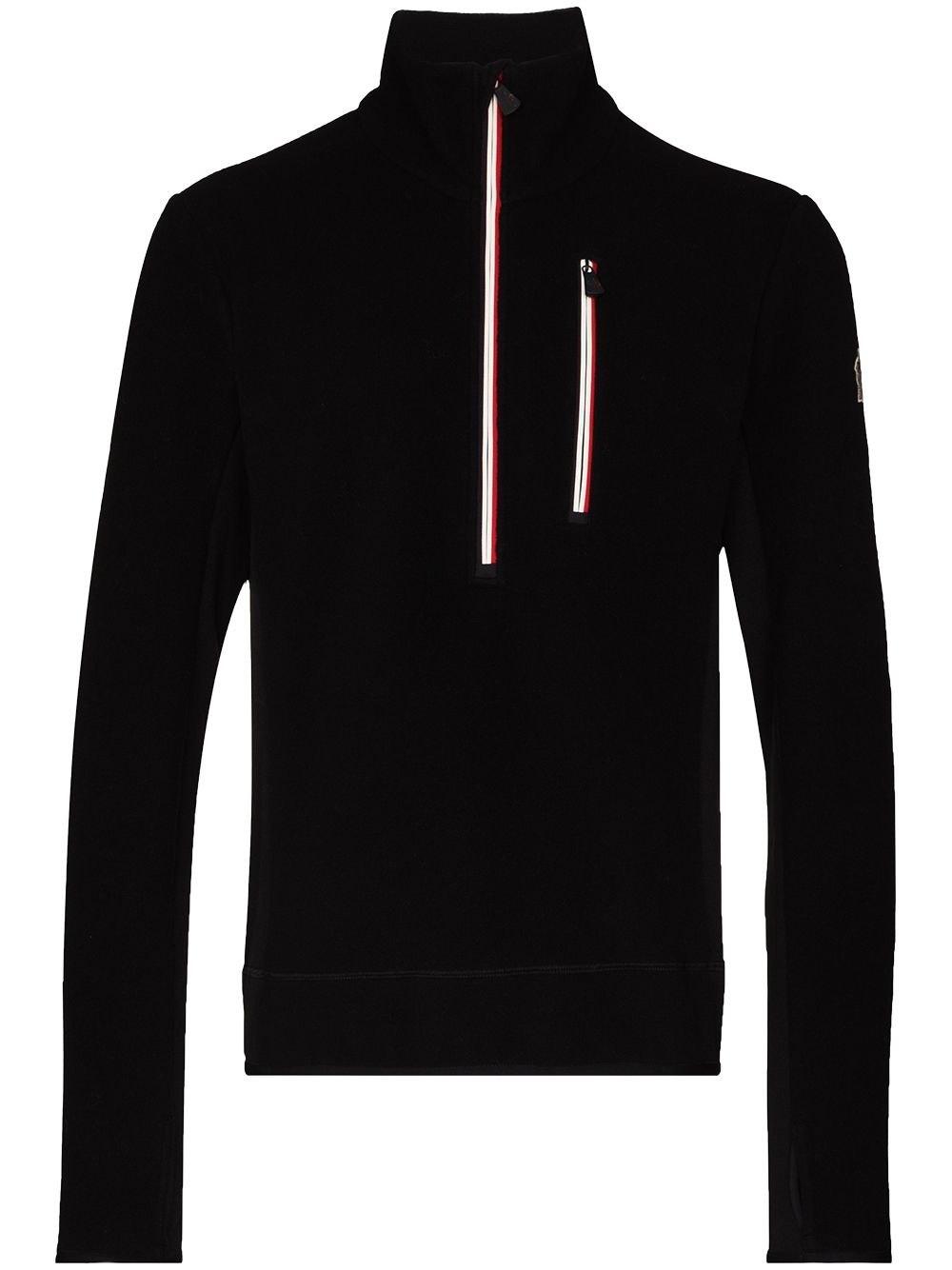 MONC GREN SWEATSHIRT ZP SWT BLK - 1