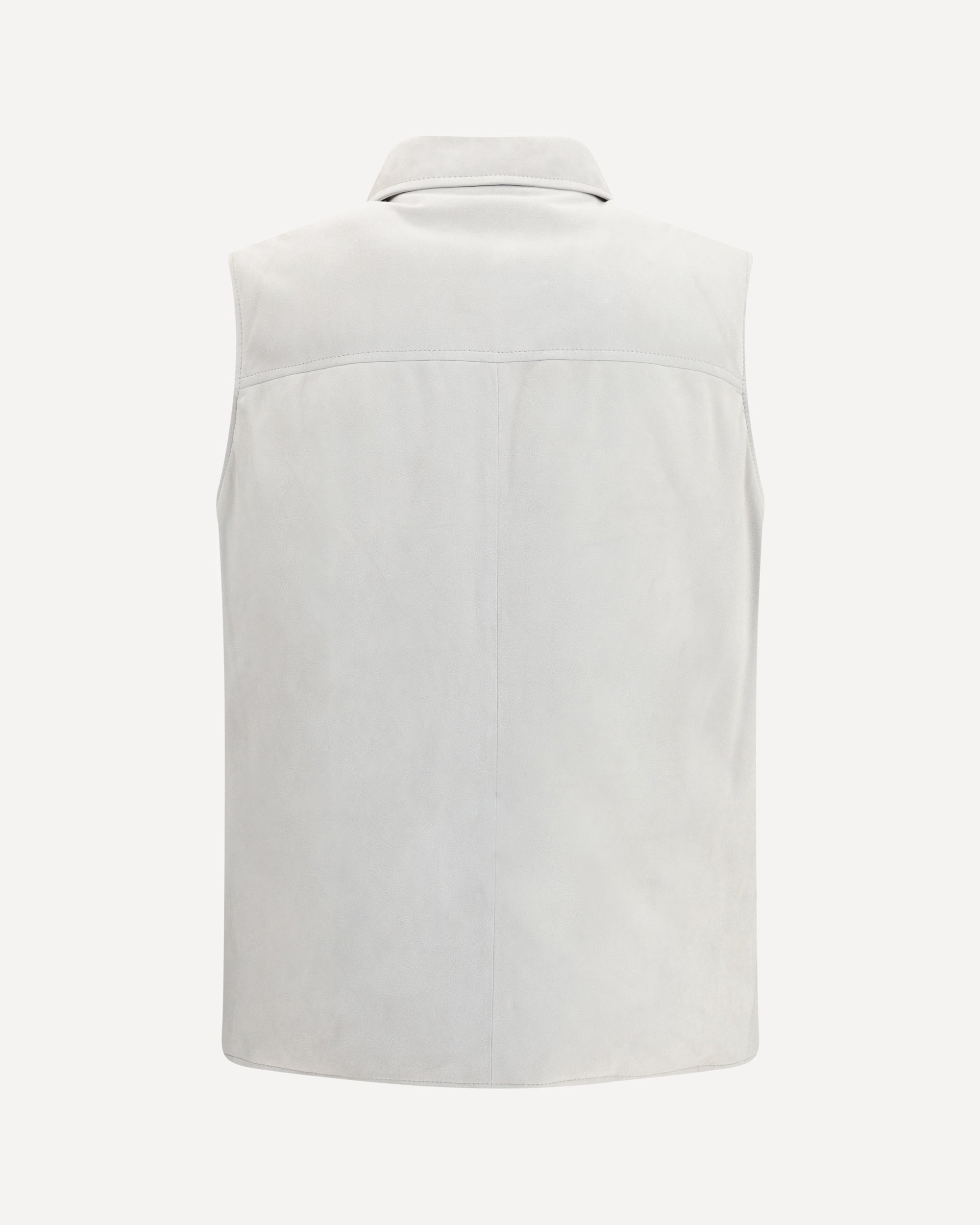 Padded leather Vest - 2