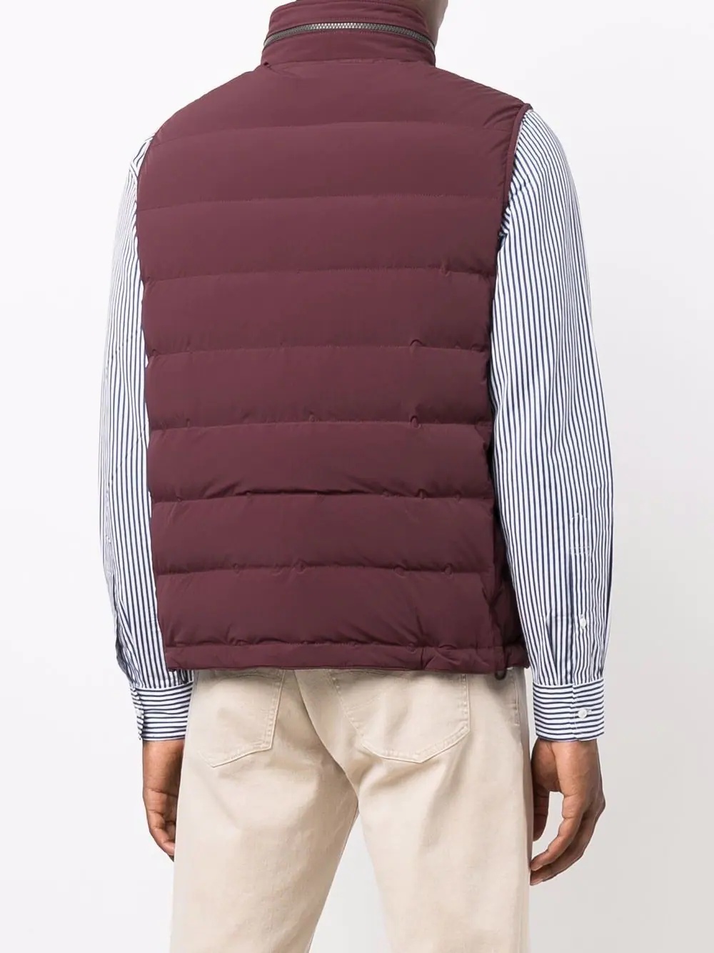 quilted padded gilet - 4