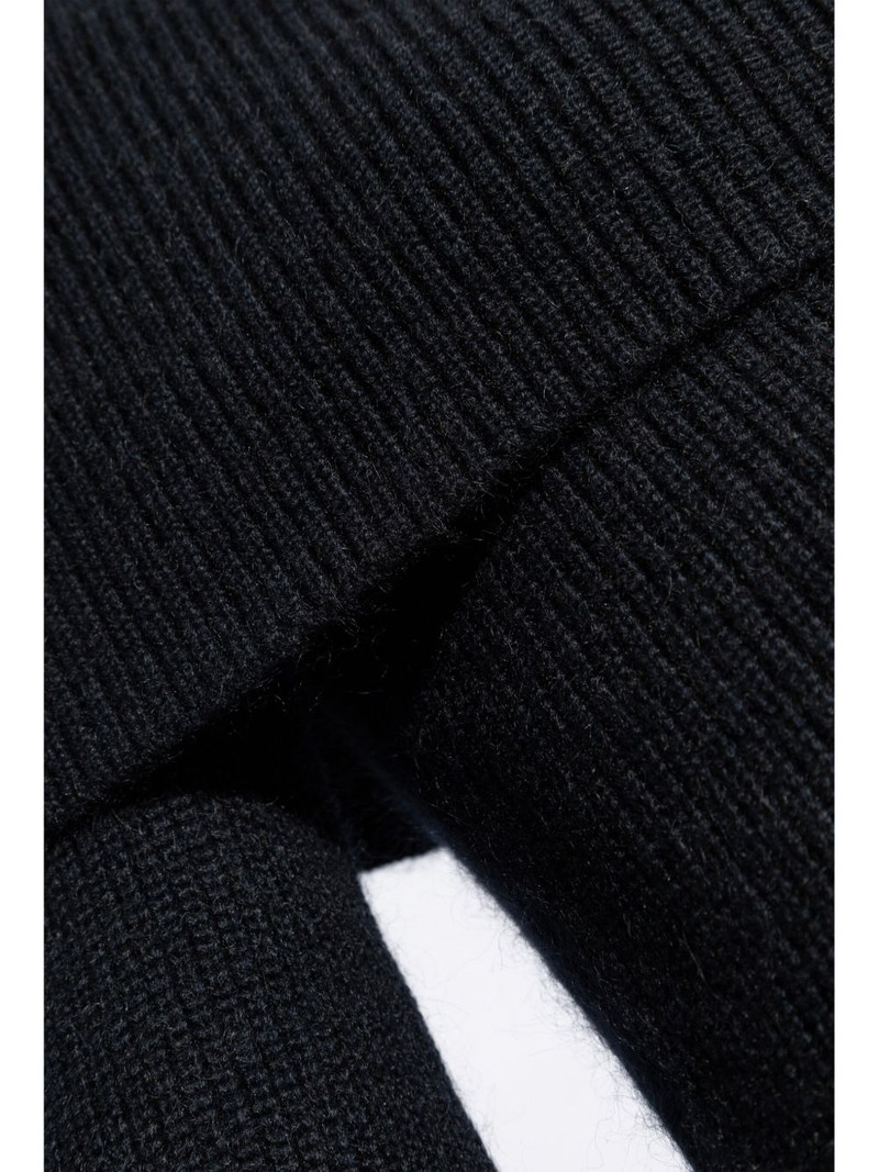 off-shoulder ribbed sweater 5