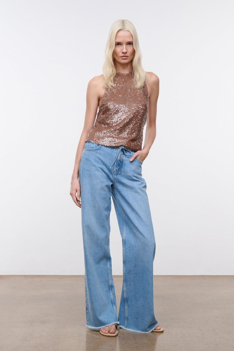 STAUD STAUD BREE TOP FLAX outlook