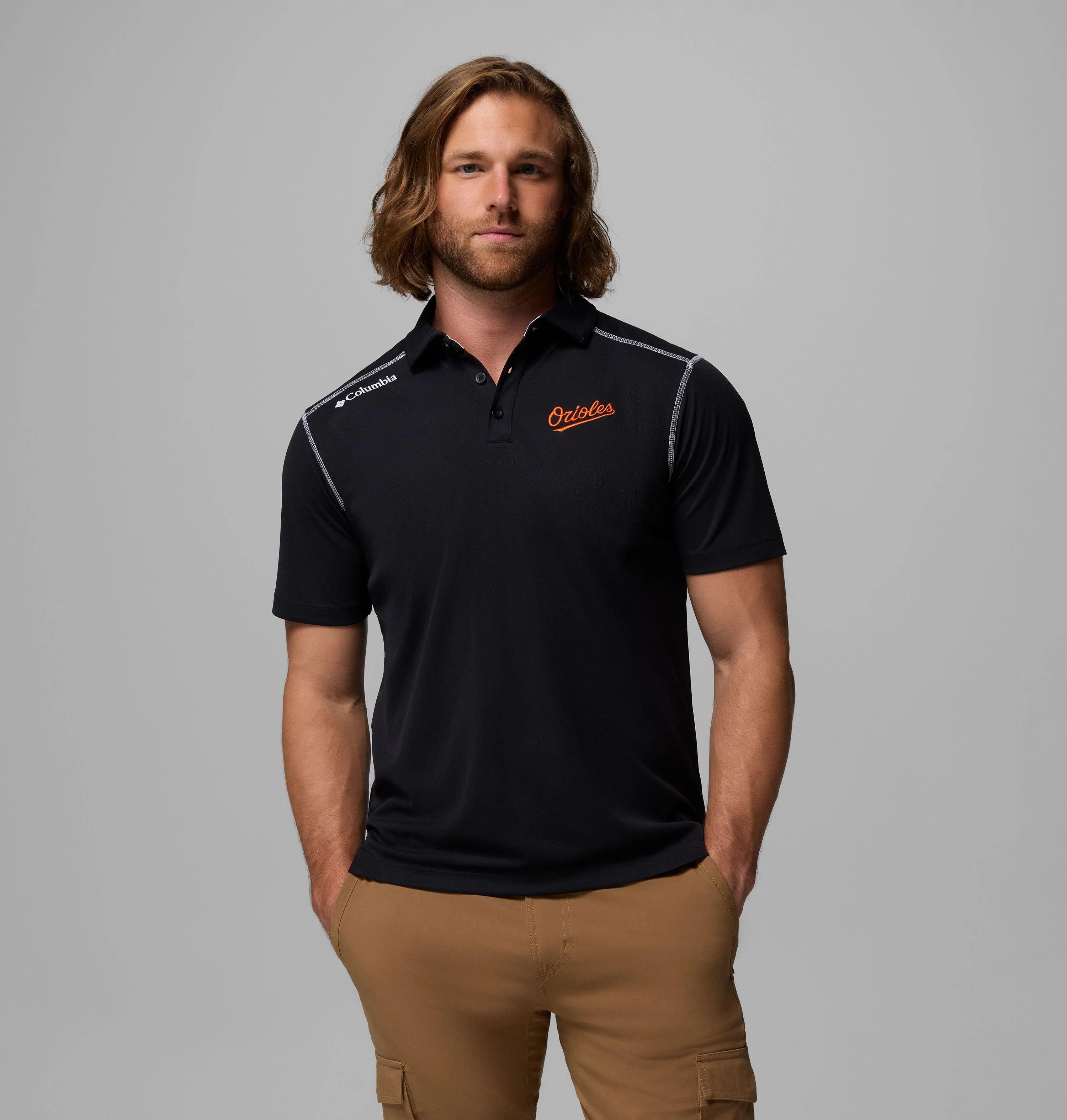 Men's Shotgun Polo - Baltimore Orioles - 1