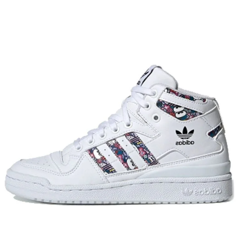 (WMNS) adidas originals FORUM MID 'White Red Purple' FV4532 - 1