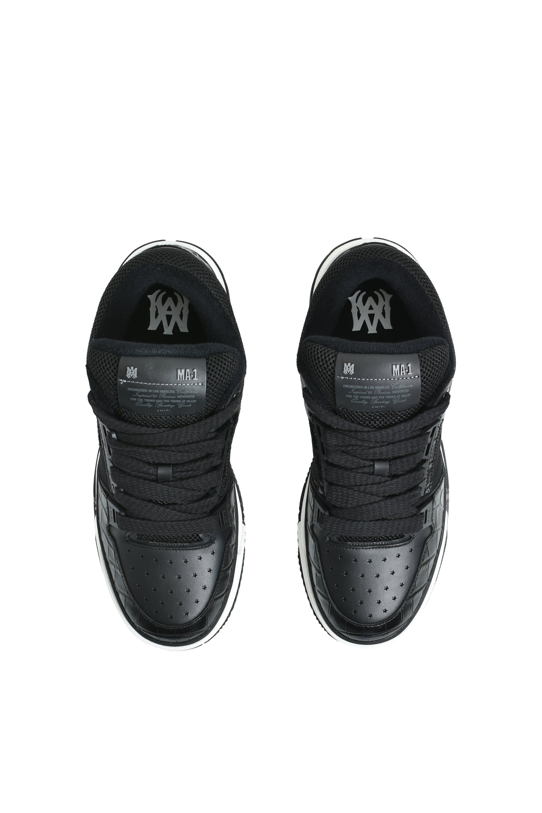 CROC DEBOSSED MA-1 / BLK - 7