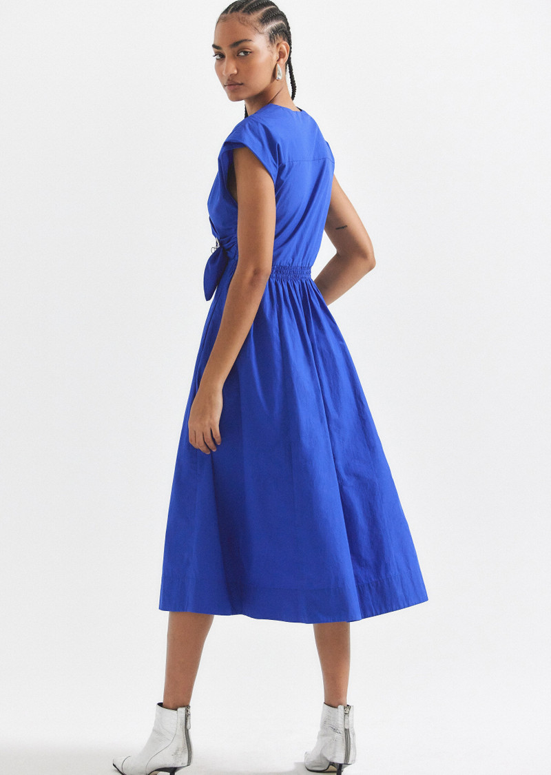 DEREK LAM 10 CROSBY AIMEE WRAP DRESS outlook