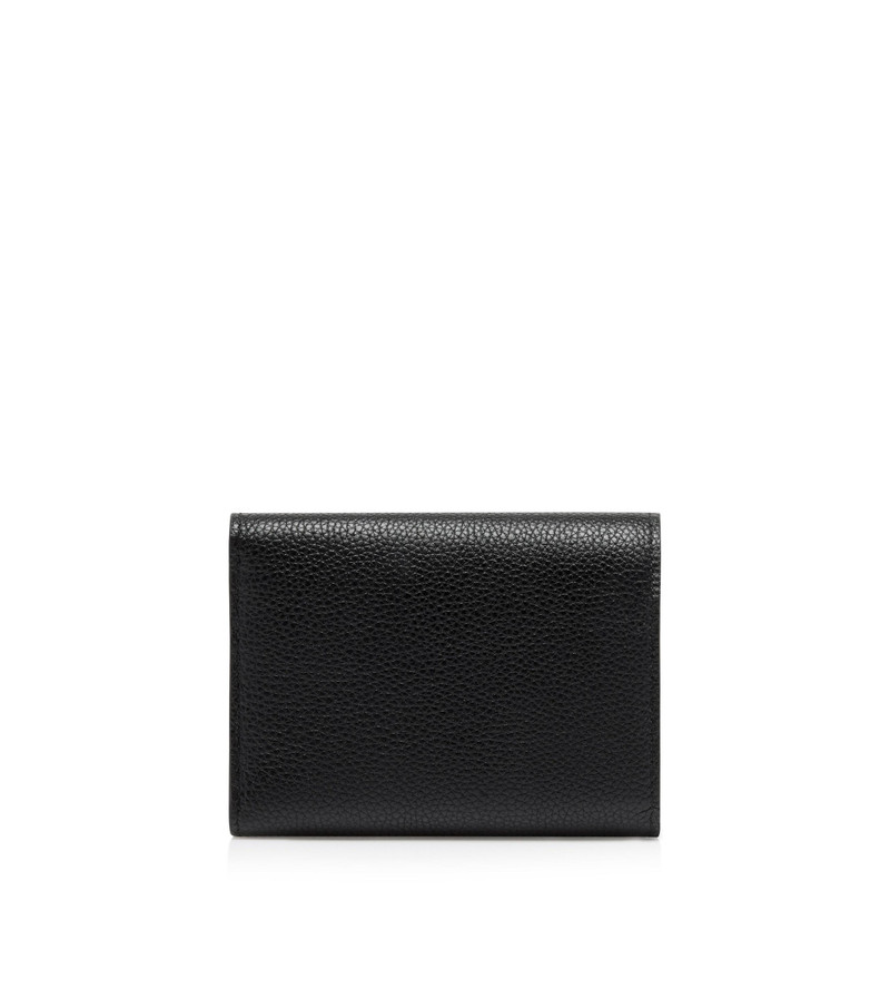 TOM FORD GRAIN LEATHER TARA COMPACT WALLET outlook