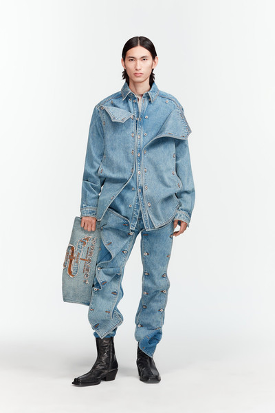 Y/Project Snap Off Denim Shirt outlook