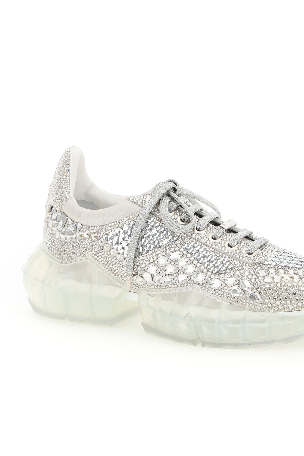 DIAMOND F SNEAKERS WITH CRYSTALS - 4