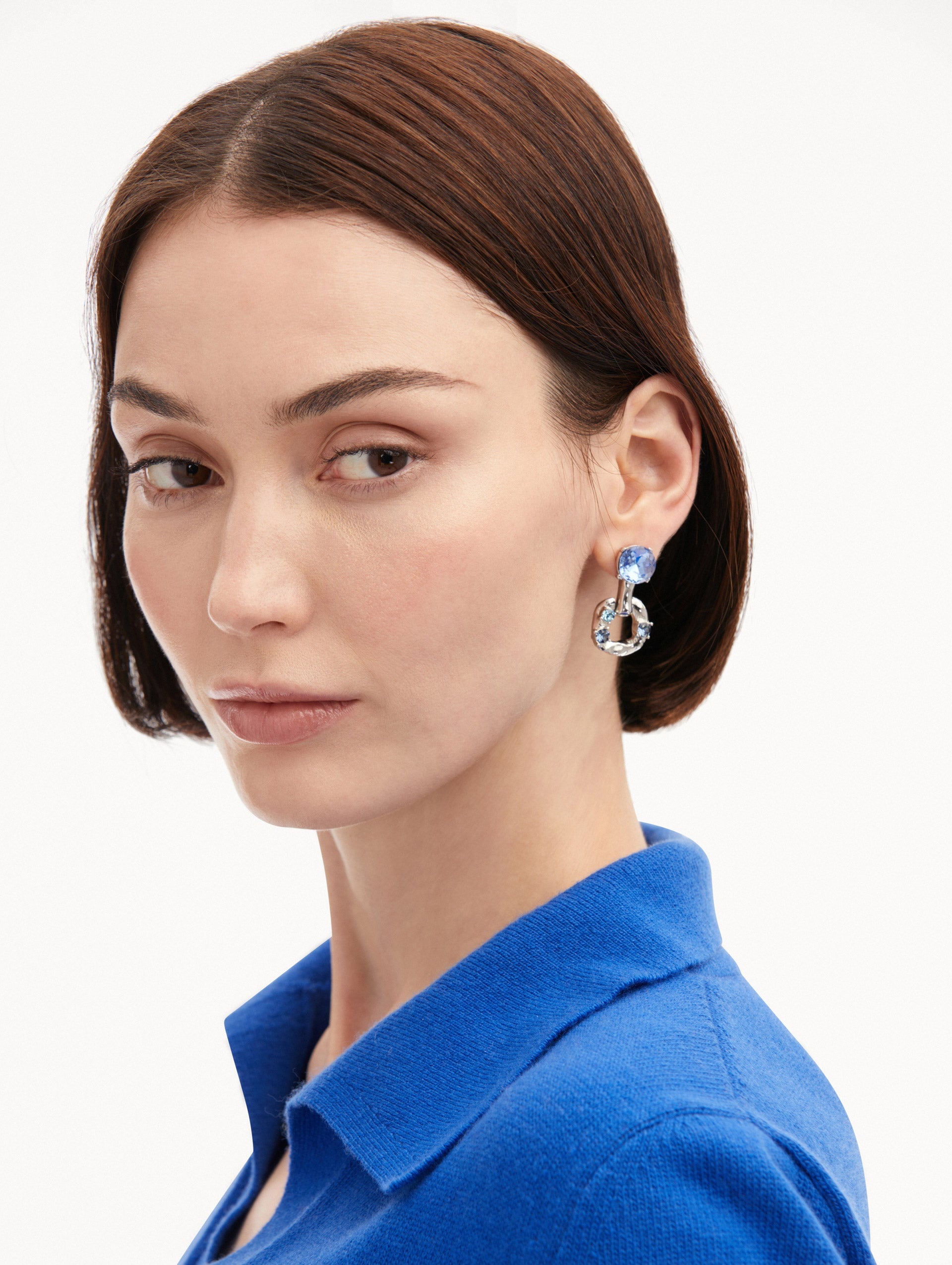 SCRAMBLE CHAIN-LINK EARRINGS - 2
