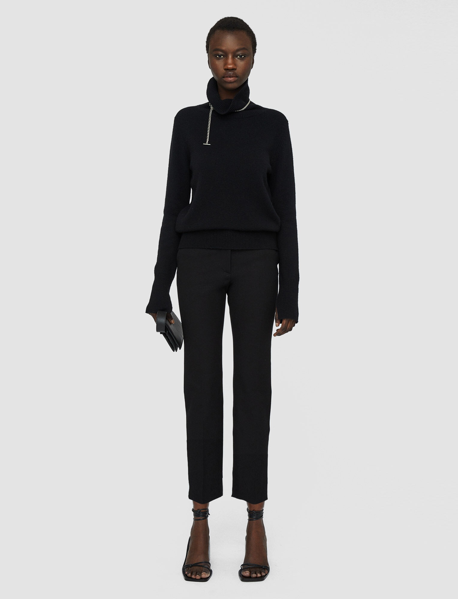 Pure Cashmere High Neck Jumper - 2