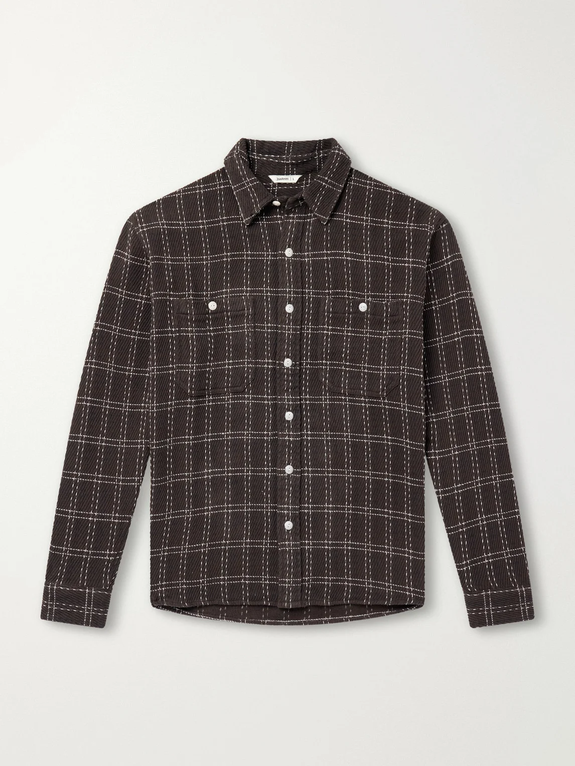 Utility Checked Cotton-Flannel Shirt - 1