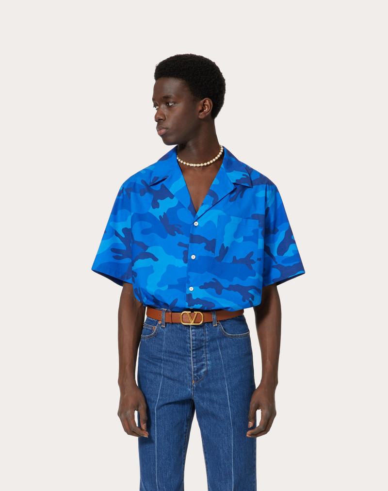 CAMOUFLAGE PRINT COTTON SHIRT 3