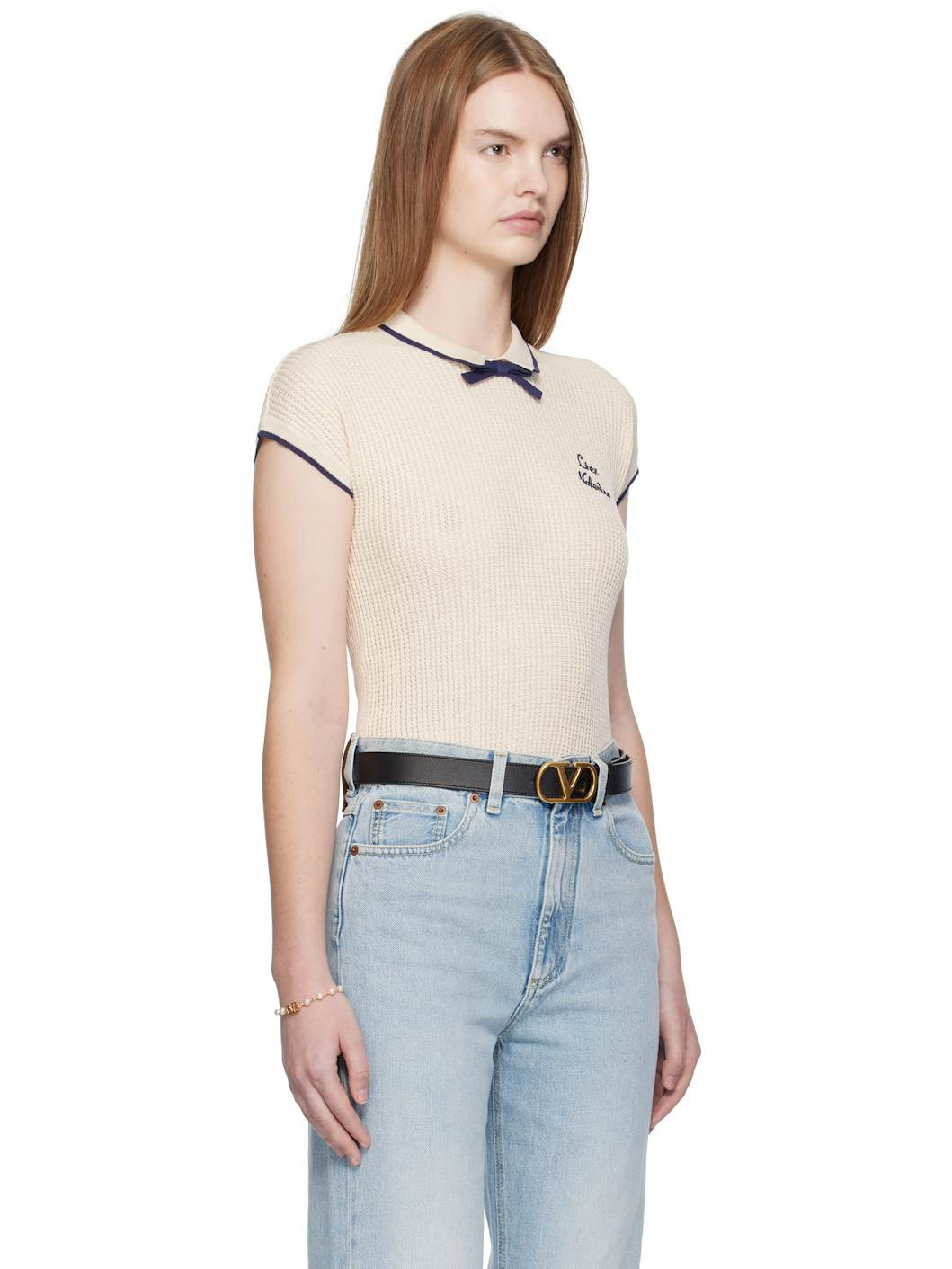 Off-White Cotton Top - 2