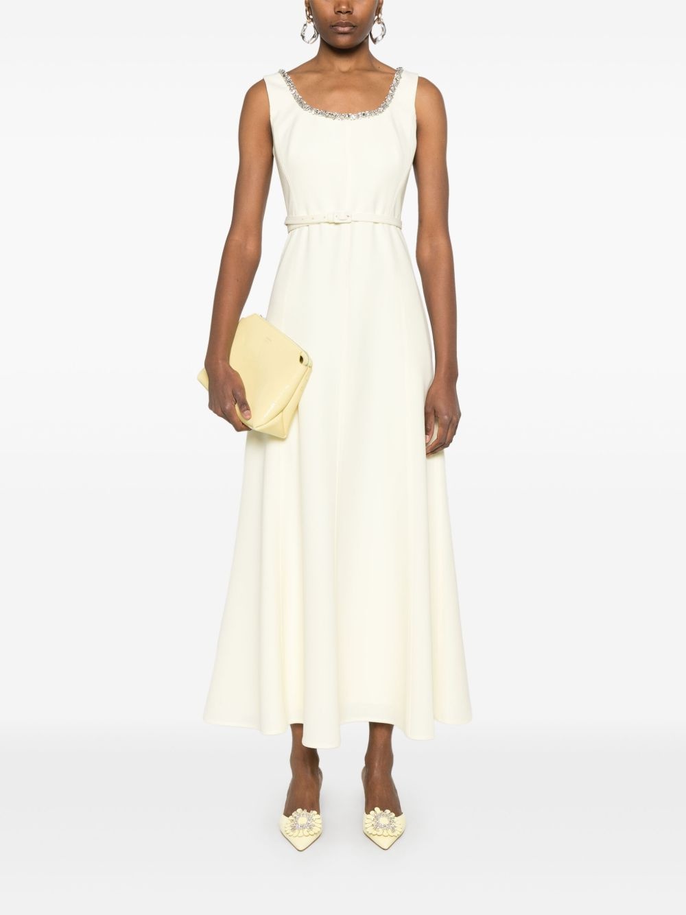 embellished cady maxi dress - 2