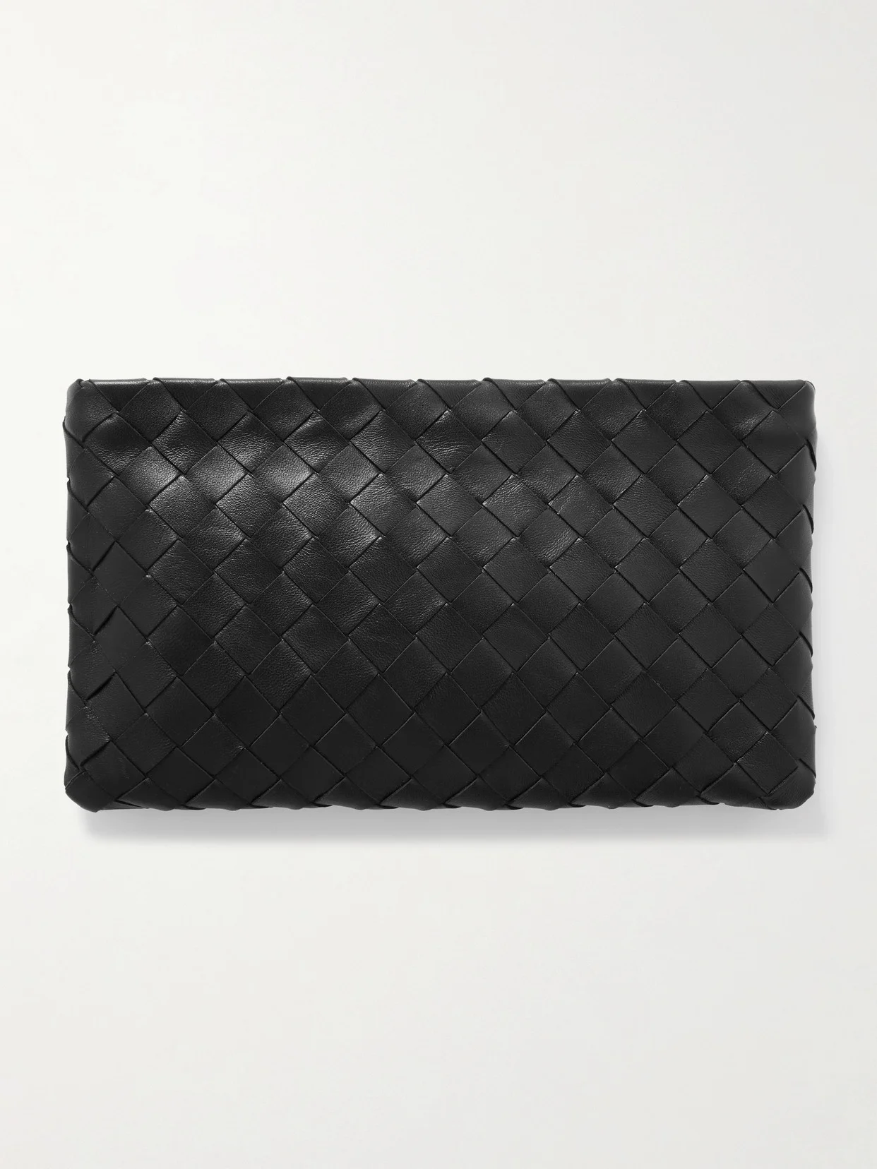 Medium Intrecciato Leather Pouch - 1