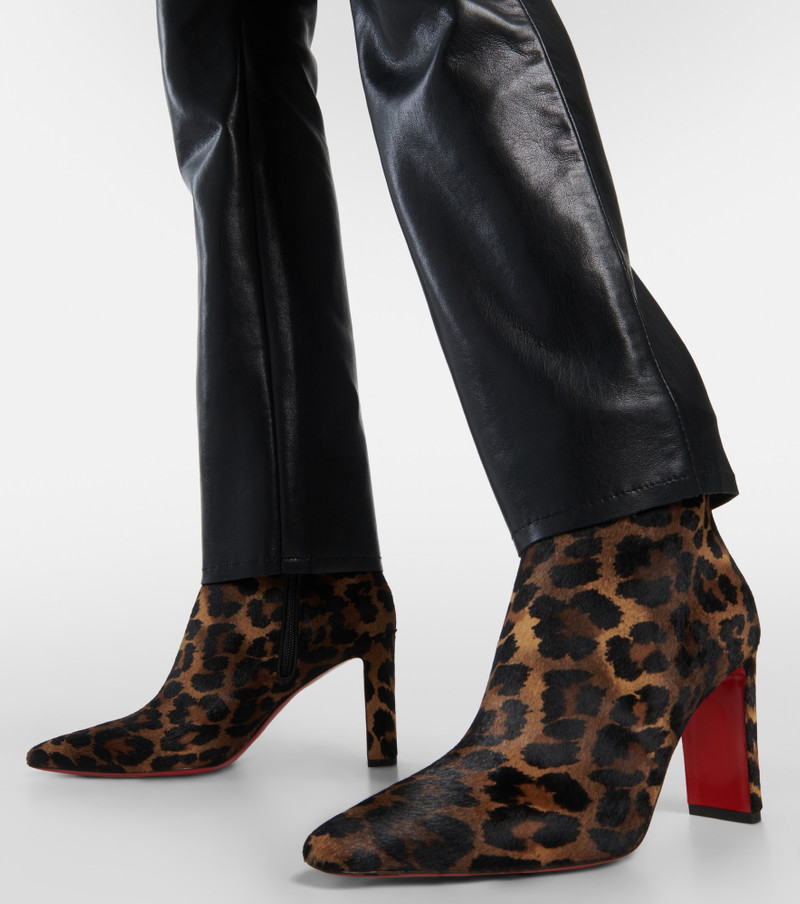 Christian Louboutin Suprabooty 85 leopard-print ankle boots outlook