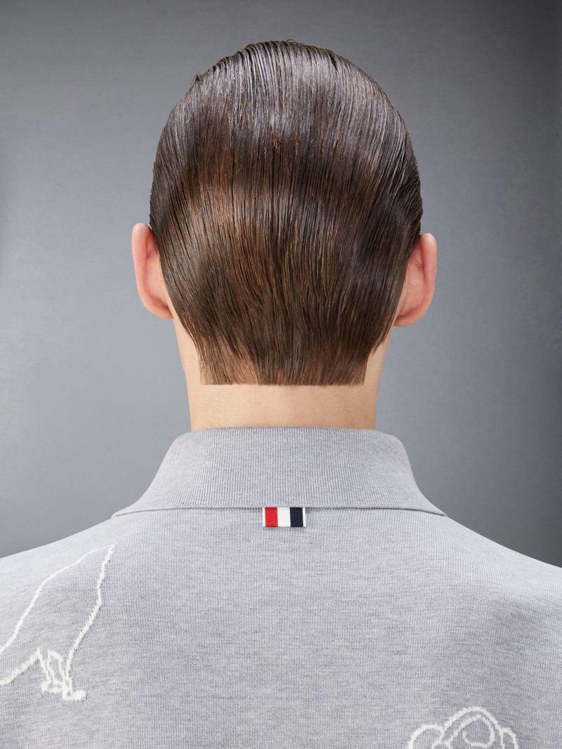 Funmix Cotton 4-Bar Rose and Raven Polo 4