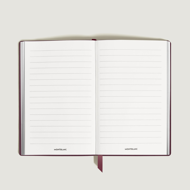 Montblanc Notebook #163 large, Extreme 3.0 Cassis Leather, Burgundy - Lined outlook