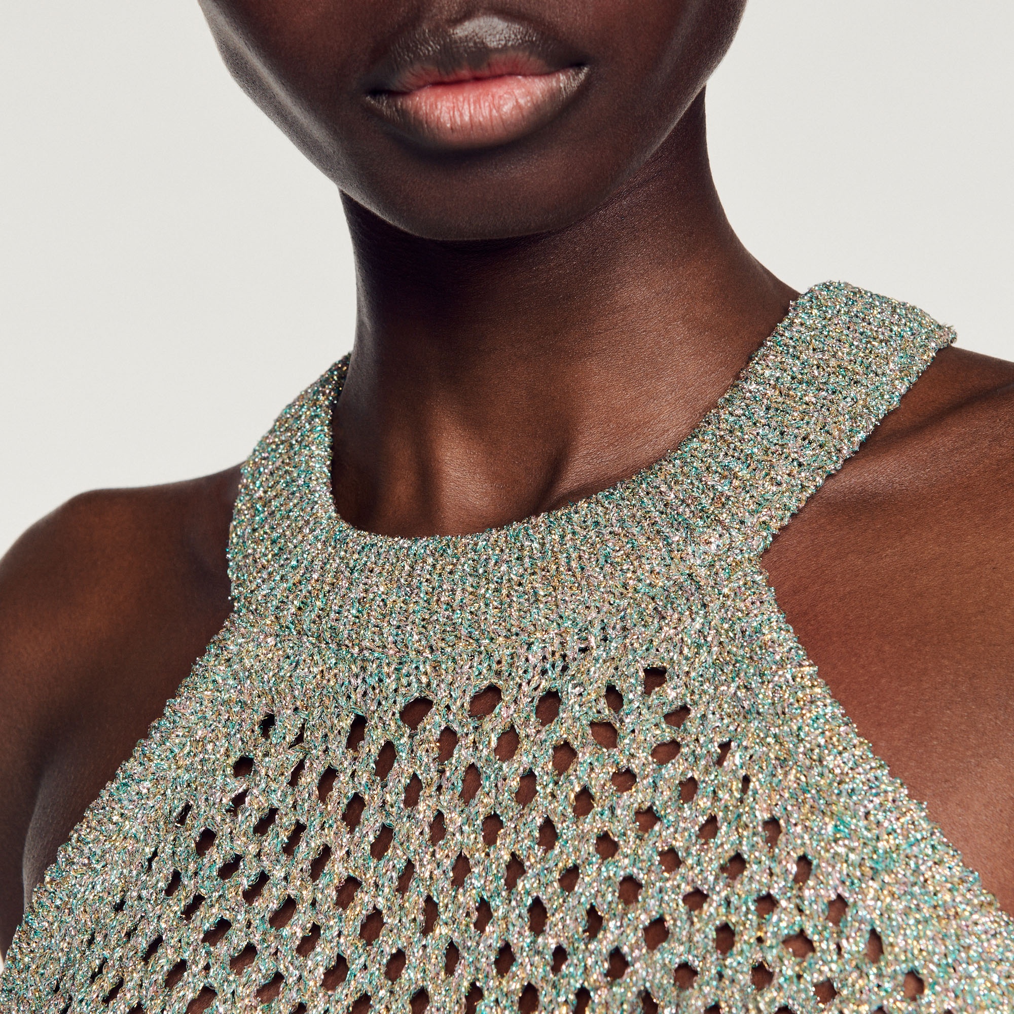 Cropped crochet top - 4