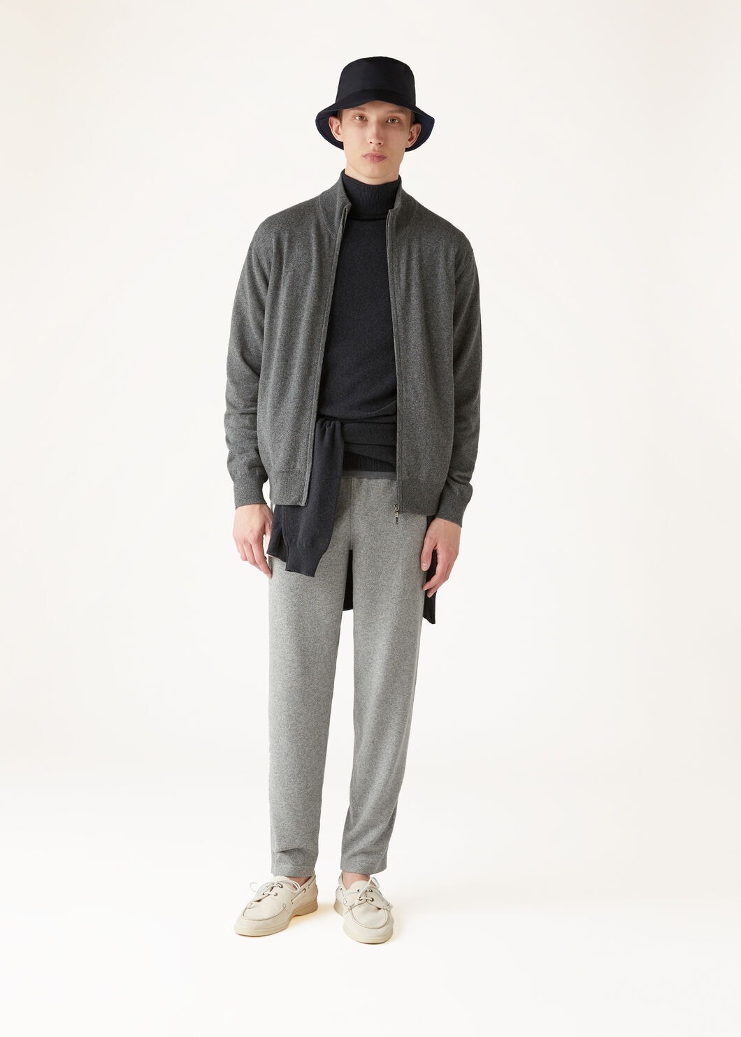 Classic Zip-Up Bomber Jacket - 2