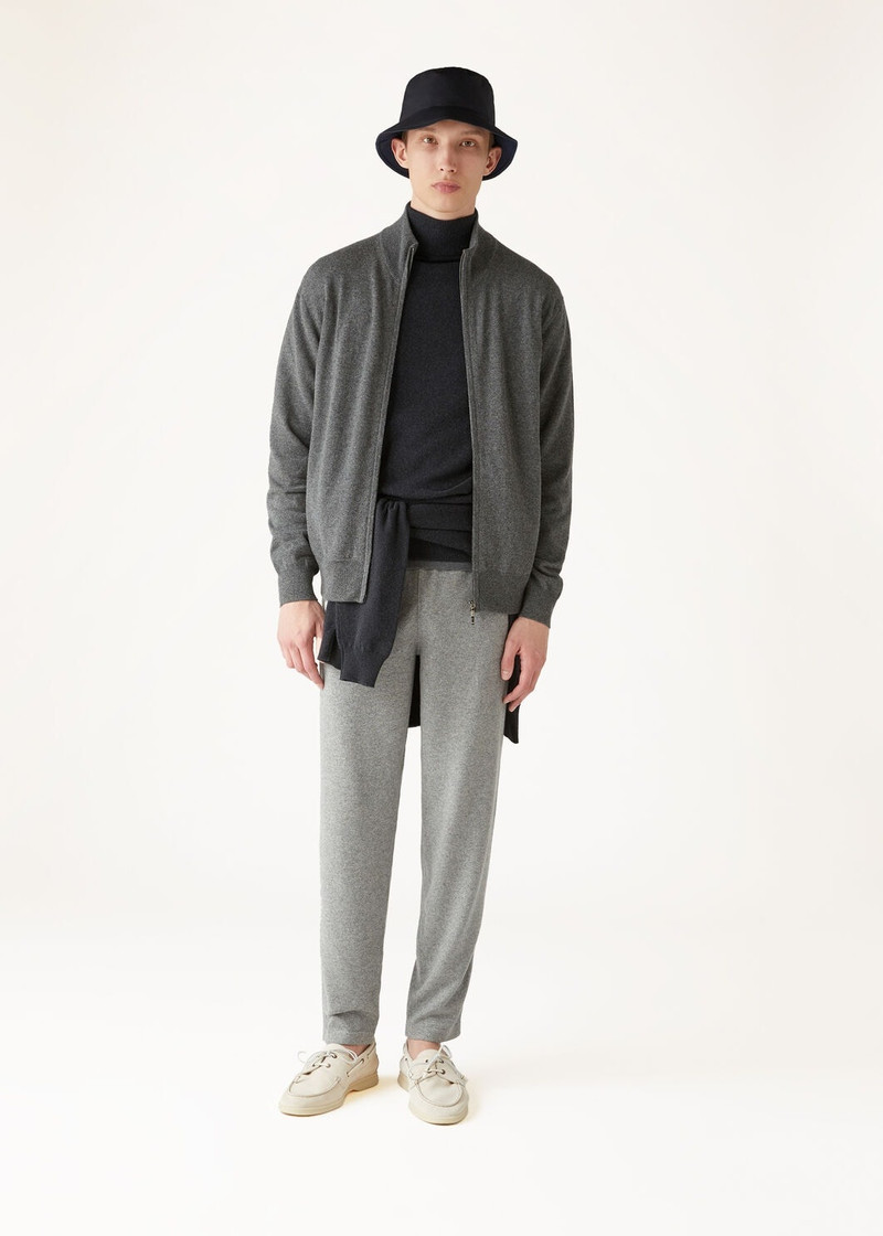 Loro Piana Classic Zip-Up Bomber Jacket outlook