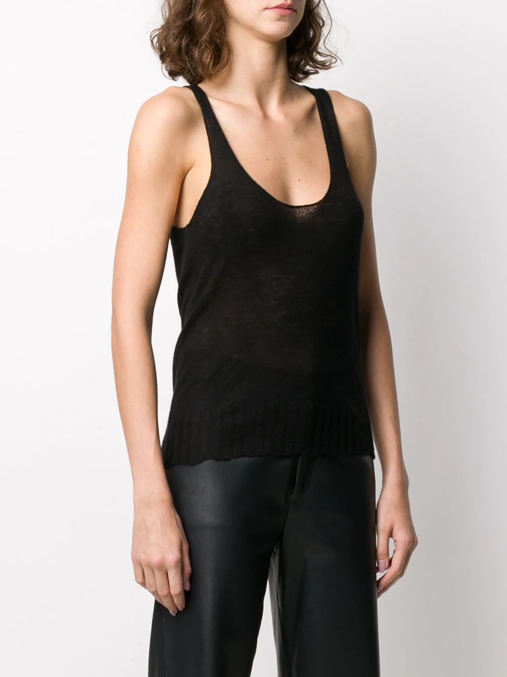 sleeveless cashmere tank top - 3