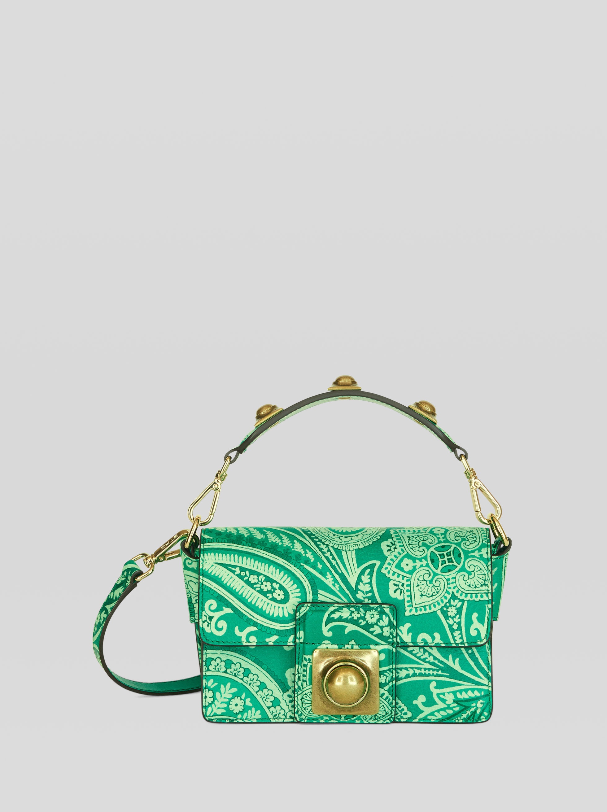 CROWN ME LIQUID PAISLEY HANDBAG - 1