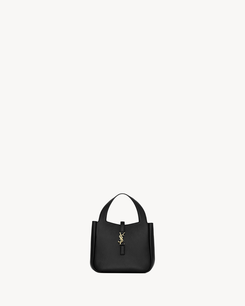 SAINT LAURENT LE 5 À 7 BABY BEA IN GRAINED LEATHER outlook